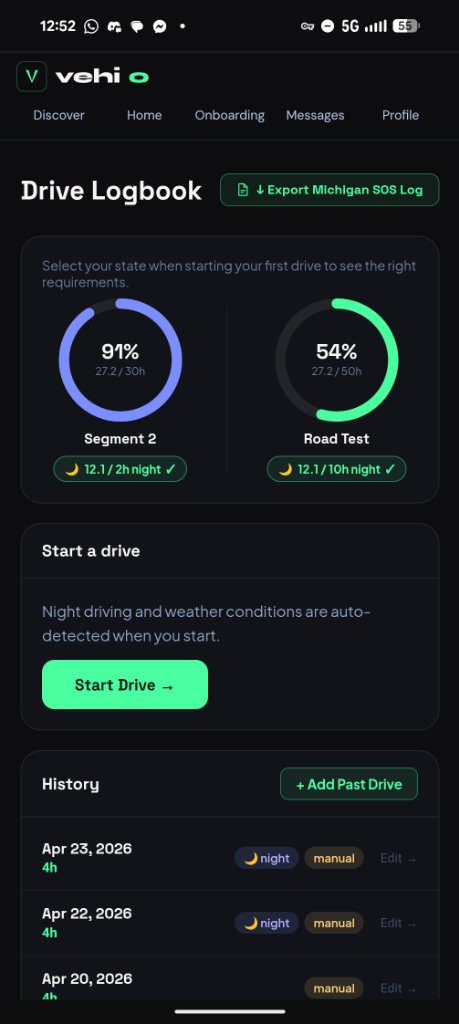 Vehio Smart Logbook